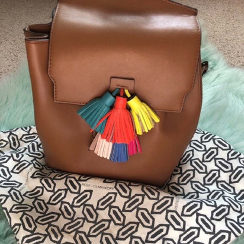 Rebecca minkoff leather backpack
